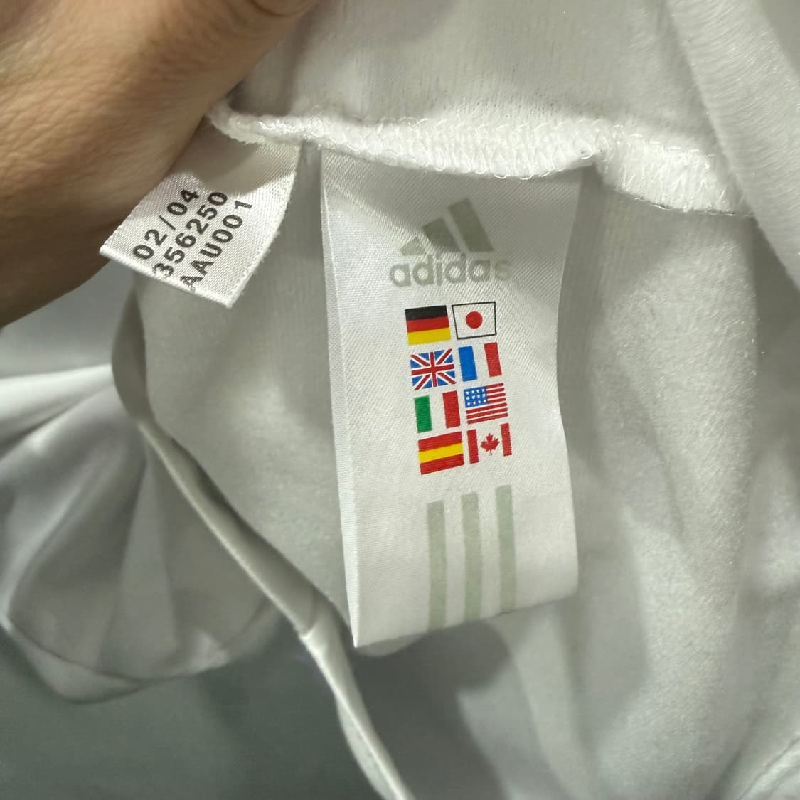 M 아디다스 00s 레트로 빈티지 베이스볼 야구 져지 반팔 티셔츠 상품이미지4