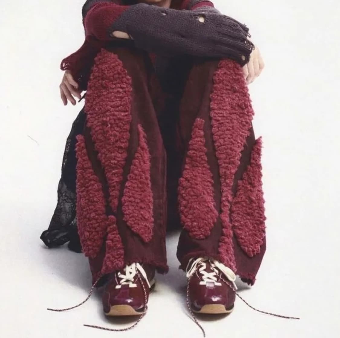 280 새제품) 아디다스 x 송 포 더 뮤트 컨트리 OG 마룬 코어 블랙 상품이미지10