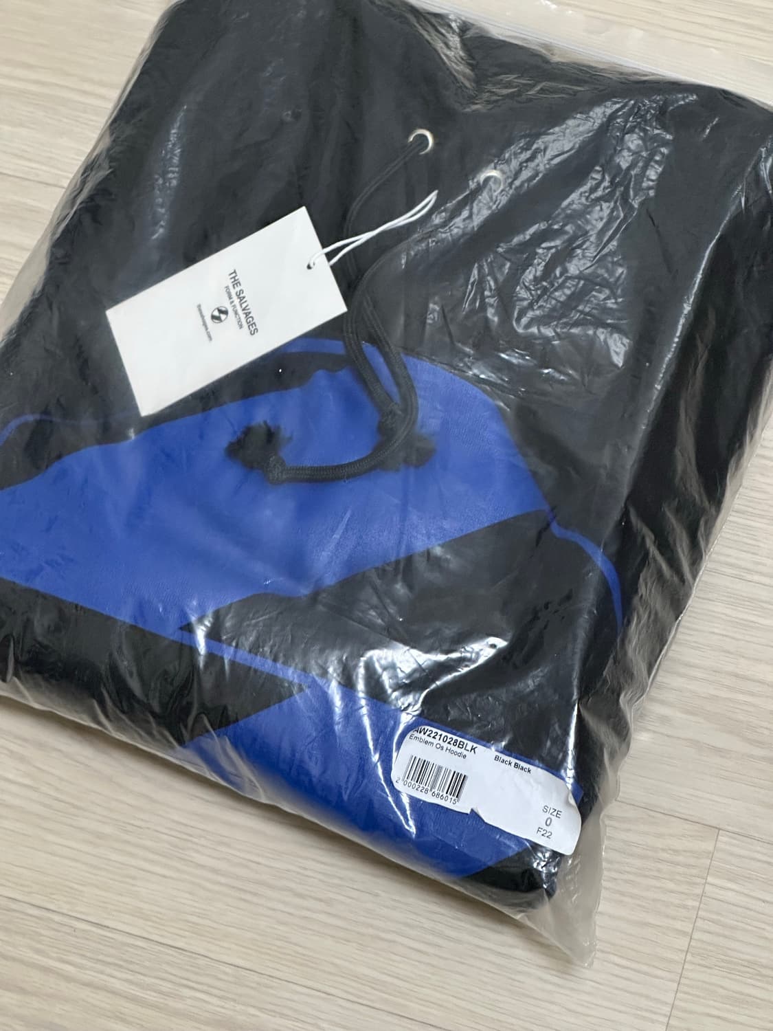 The Salvages 더 셀비지스 엠블럼 후드 블랙 상품이미지7