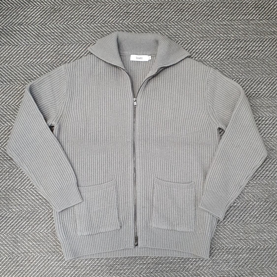 수아레 하이넥 니트 가디건 남자105 상품이미지1
