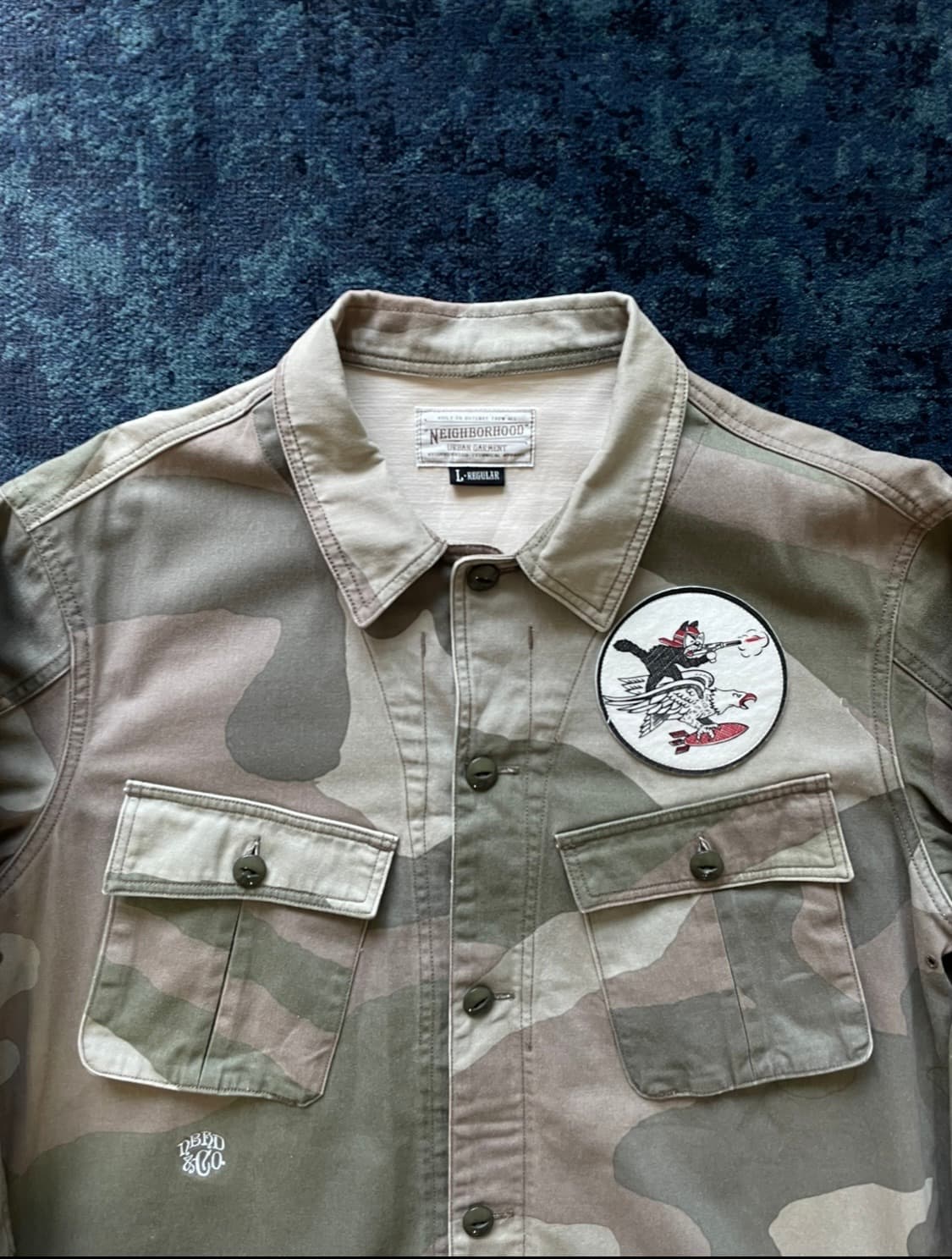 네이버후드 밀리터리 워크 셔츠 상품이미지2