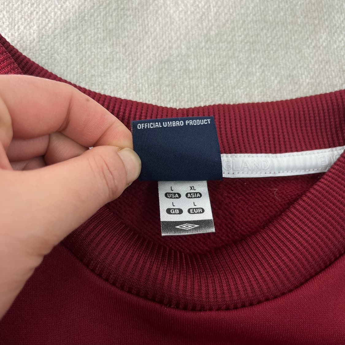 100 잉글랜드 엄브로 국대 01s 트레이닝 자켓  상품이미지4