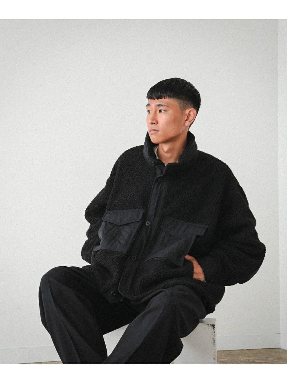 빔즈 BEAMS M-65 Fleece Jacket 상품이미지2