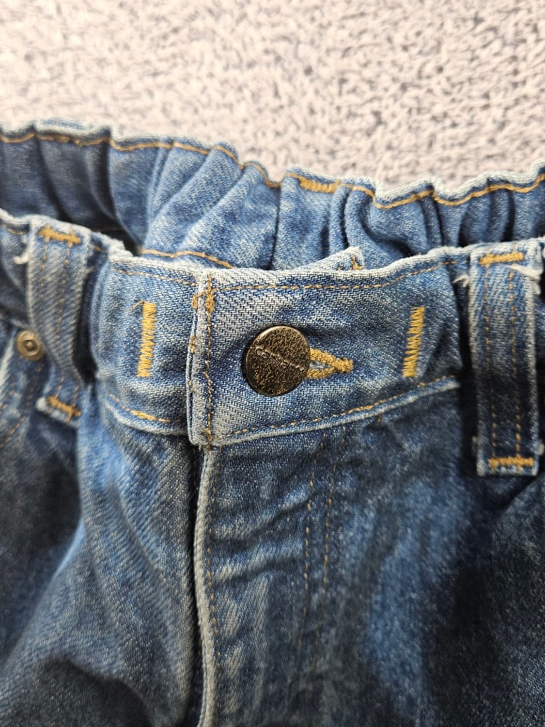 칼하트 밴딩 다잉 워시드 커스텀 데님 팬츠 (36X36추정)/ 11043 상품이미지7