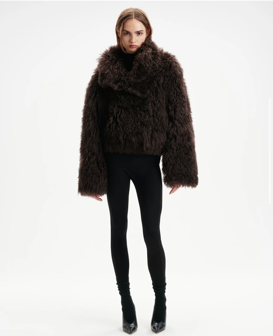 Shoreditch Ski Club 몽골리안 시어링 퍼 자켓 (새상품/정 상품이미지3