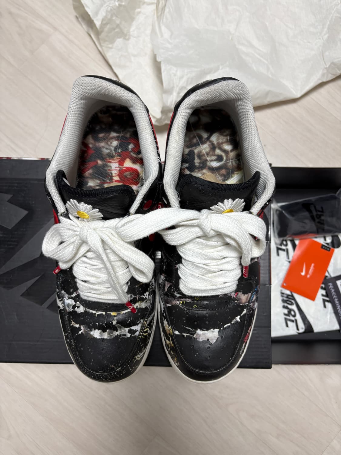 나이키 피마원 지디 포스 1.0 레드 스우시 커스텀 280mm 상품이미지5