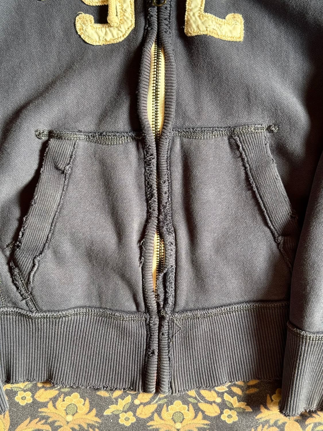 아베크롬비 아플리케 로고 후드집업 상품이미지5