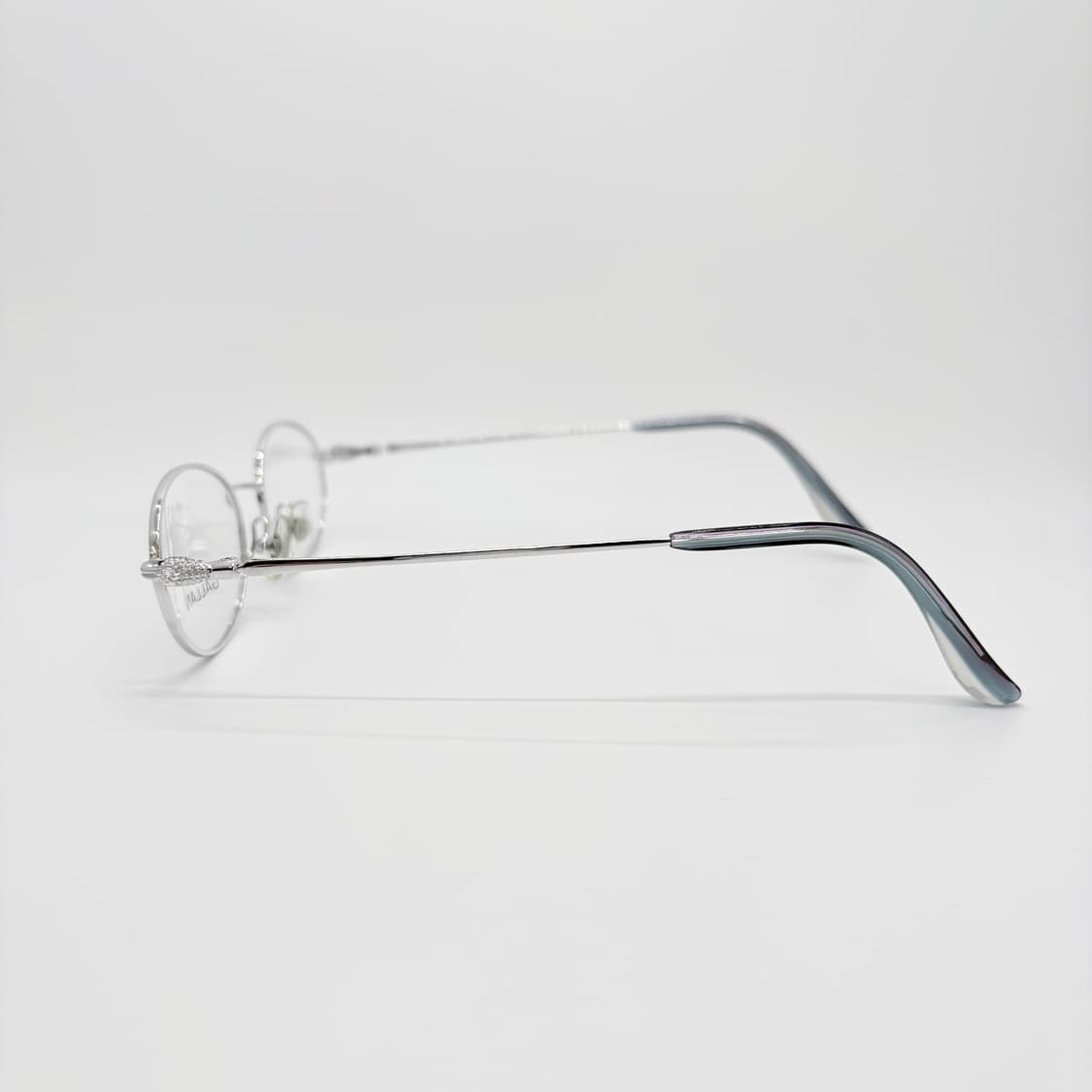 GALLAN 실버 오벌 티타늄 메탈테 상품이미지4