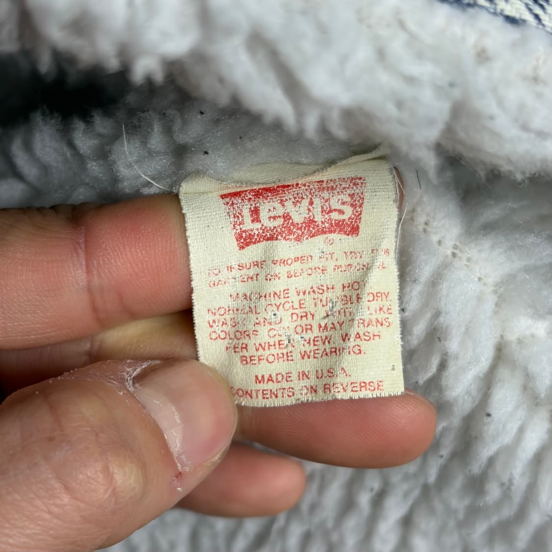 80S 리바이스 쉐르파 자켓 상품이미지5