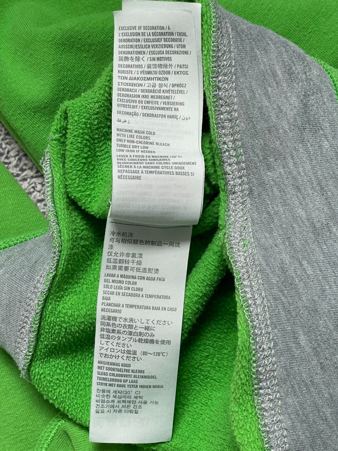 Abercrombie & Fitch 트레이닝 바지 XS 라임색 상품이미지7