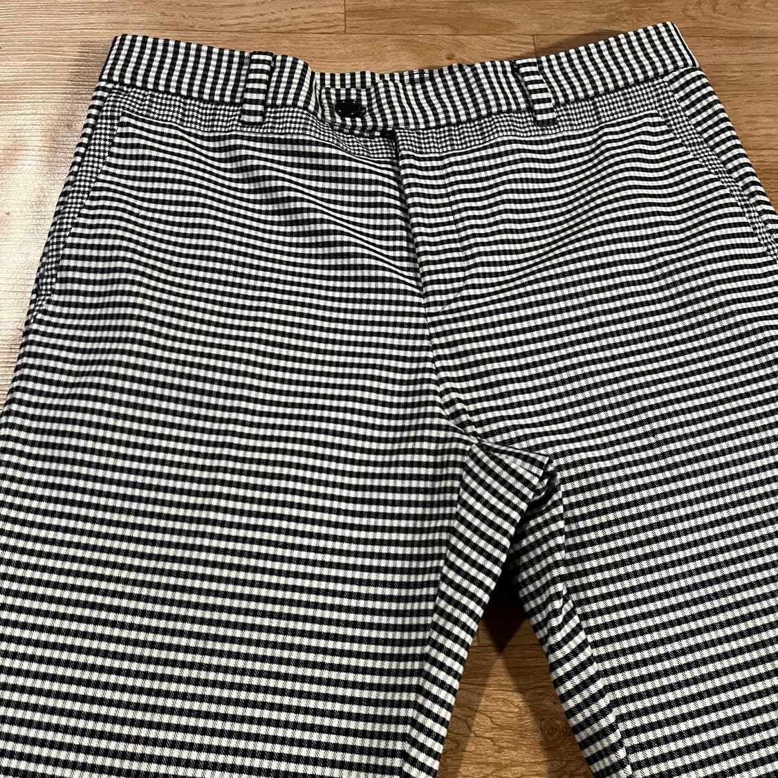 [33] 시스템 깅엄 스판팬츠 상품이미지4