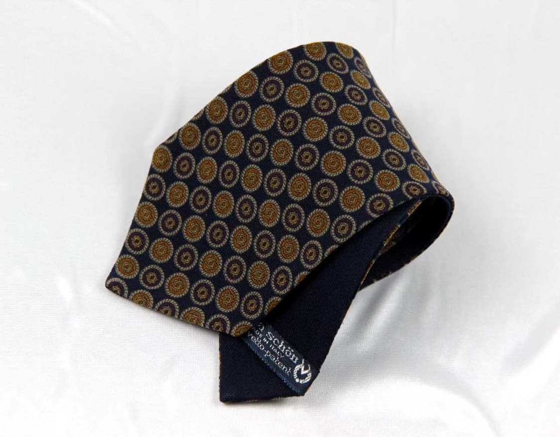 밀라숀 8.4cm S등급 양면 울 니트 남자 명품 넥타이 상품이미지1