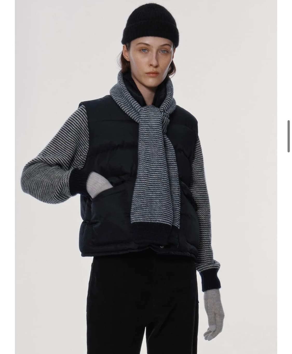 낫띵리튼 머플러 택 제거 새상품 상품이미지3