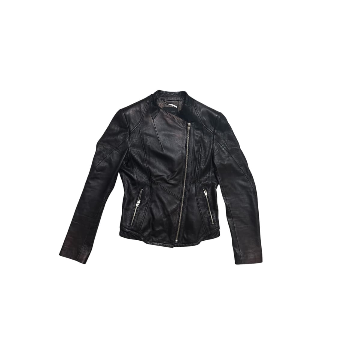 10s 뱀피디테일 선페이딩 램스킨자켓 상품이미지1