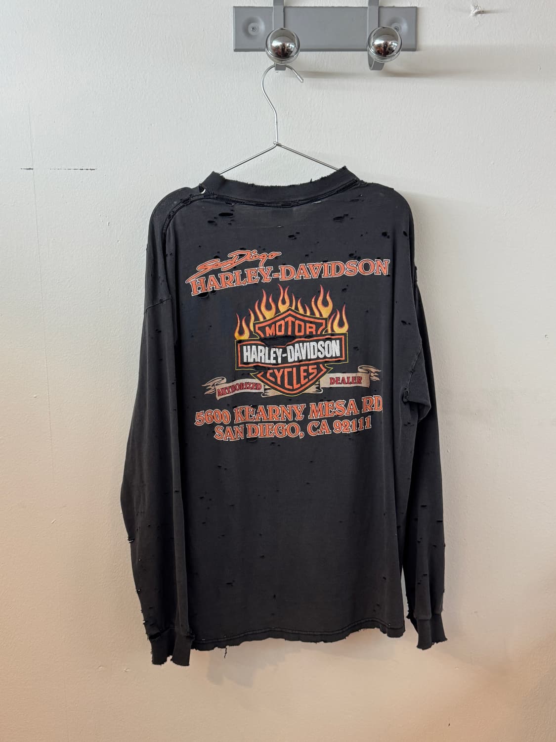Harley davidson flame eagle faded long 상품이미지6