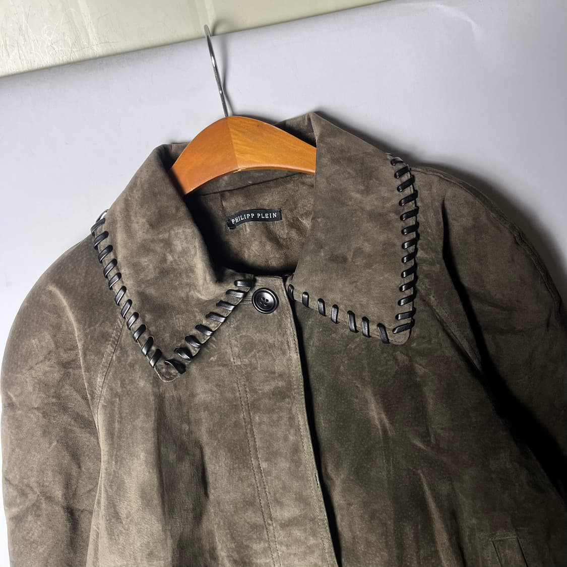 [JPN] 빈티지 스웨이드 크롭 레더자켓 상품이미지3