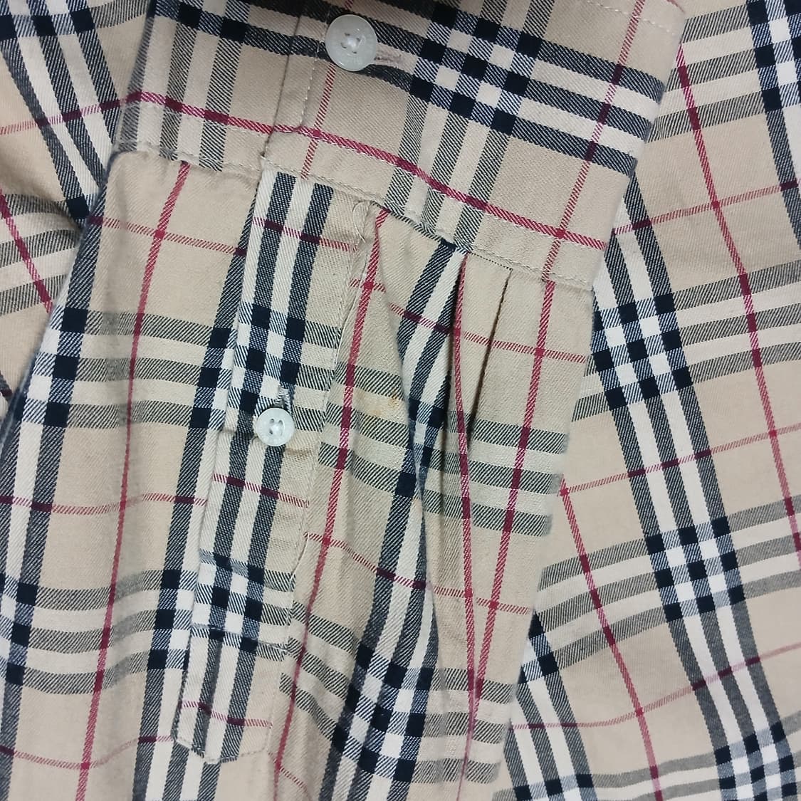 Burberry 버버리 빈티지 오버핏 체크 셔츠 남방 상품이미지10