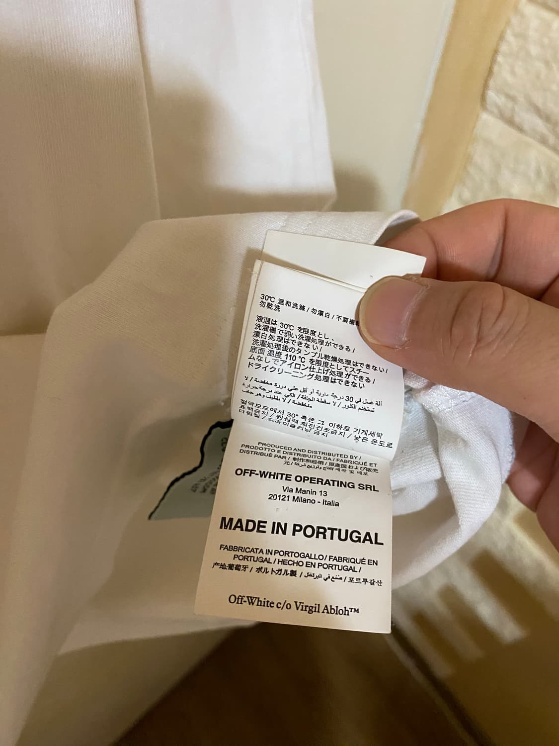오프화이트 off white 반팔 상품이미지3