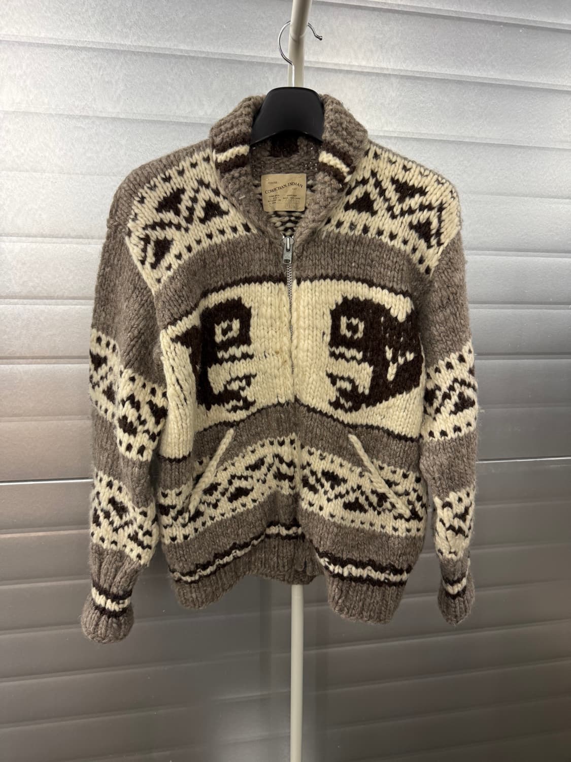 COWICHAN INDIAN 캐나다 코위찬 인디언 스웨터 자켓  상품이미지2