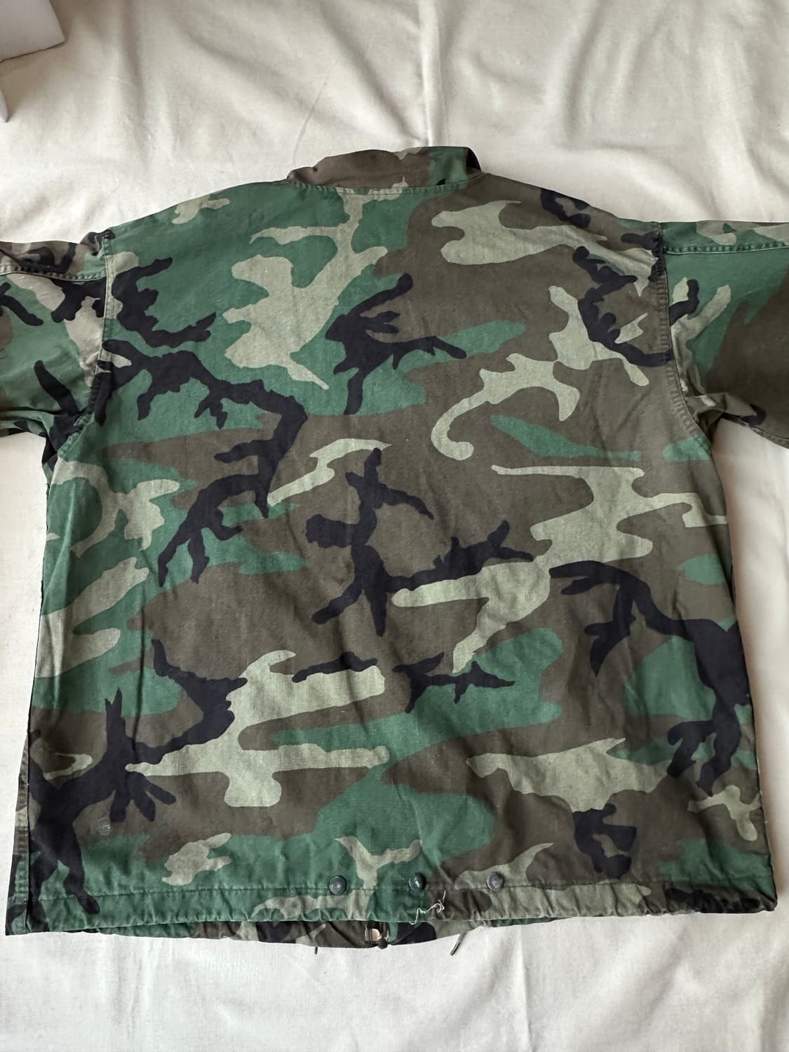 미군 케미컬 프로텍티브 우드랜드 카모 자켓 XL 상품이미지6