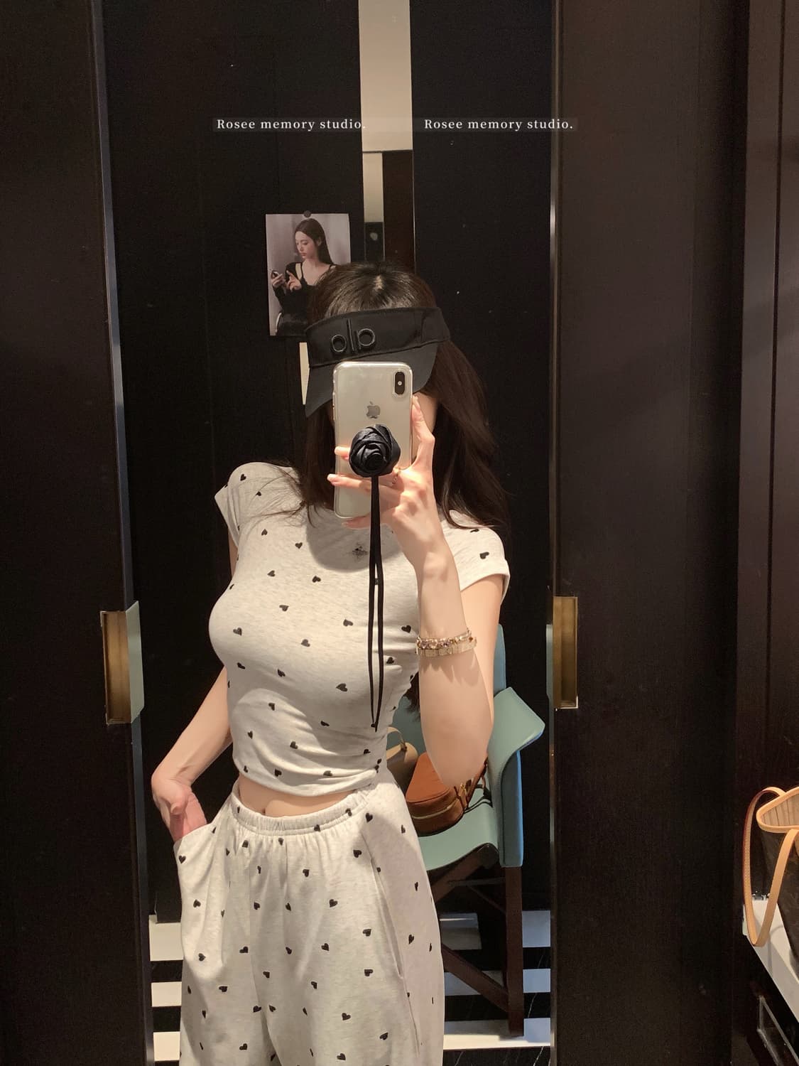 하트땡 세트 반팔티 팬츠 세트 상품이미지3