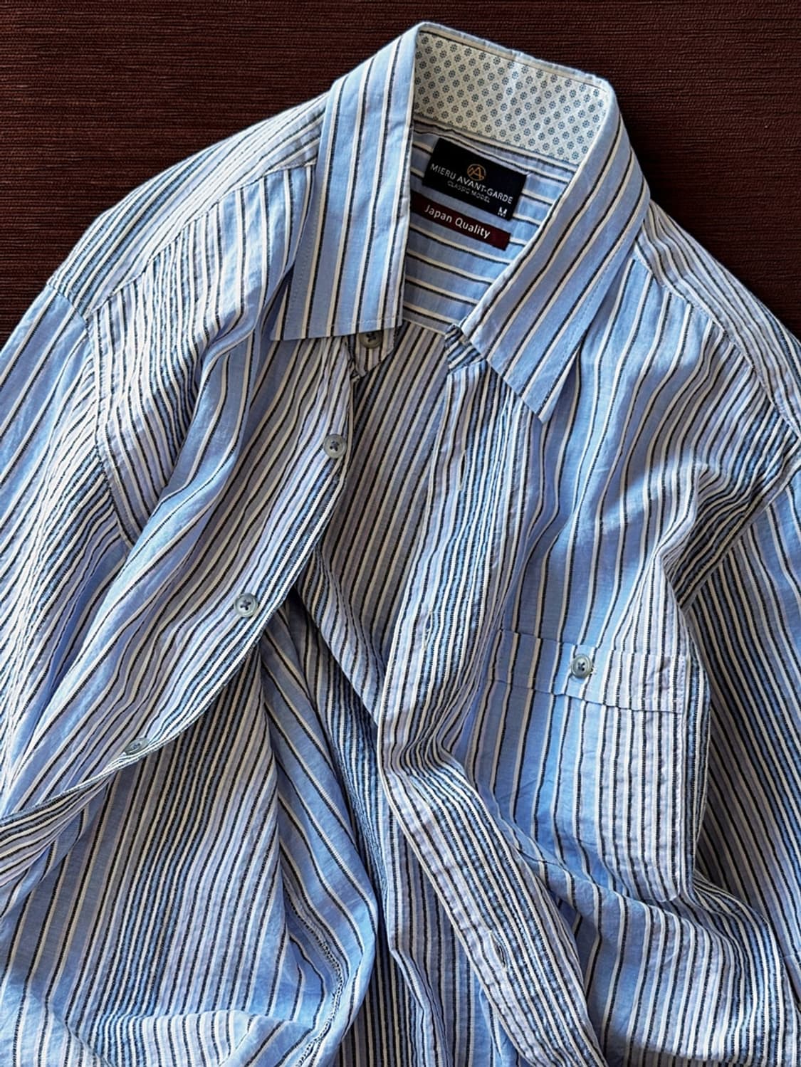 Sucker fabric multi design half shirt 상품이미지7