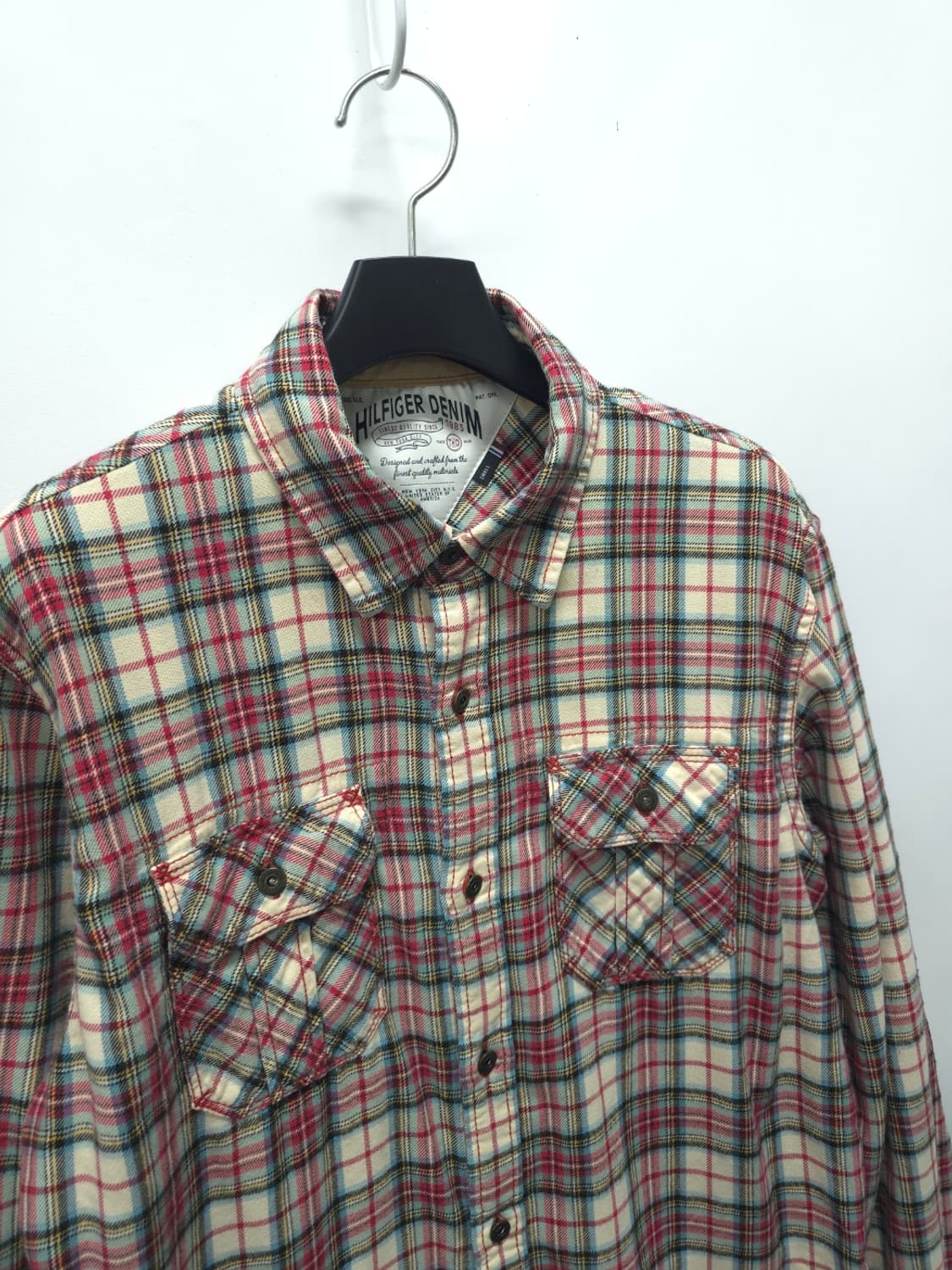 힐피거데님 워크웨어무드 체크 플란넬 셔츠 (95) 상품이미지4