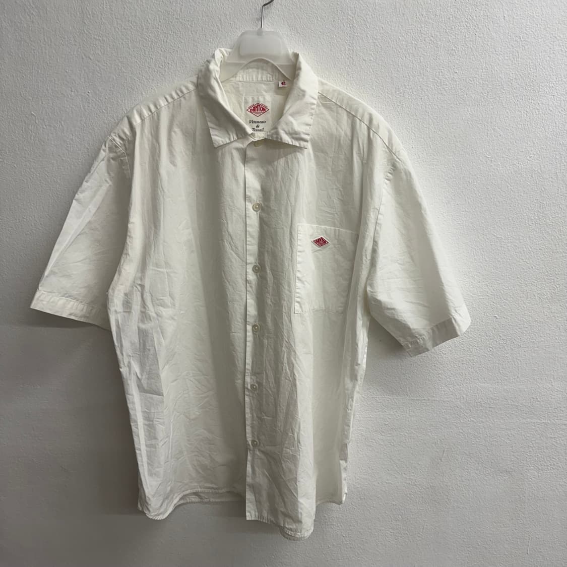 프랑스 단톤 스몰 와펜 반팔 하프 셔츠 (42) 상품이미지1