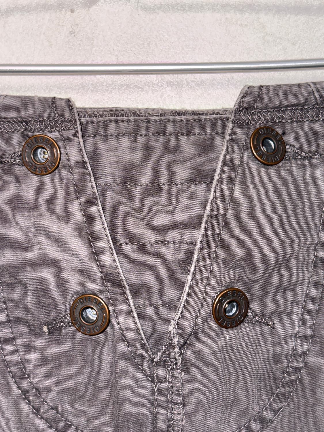 DIESEL charcoal patch line unbalanced sk 상품이미지5