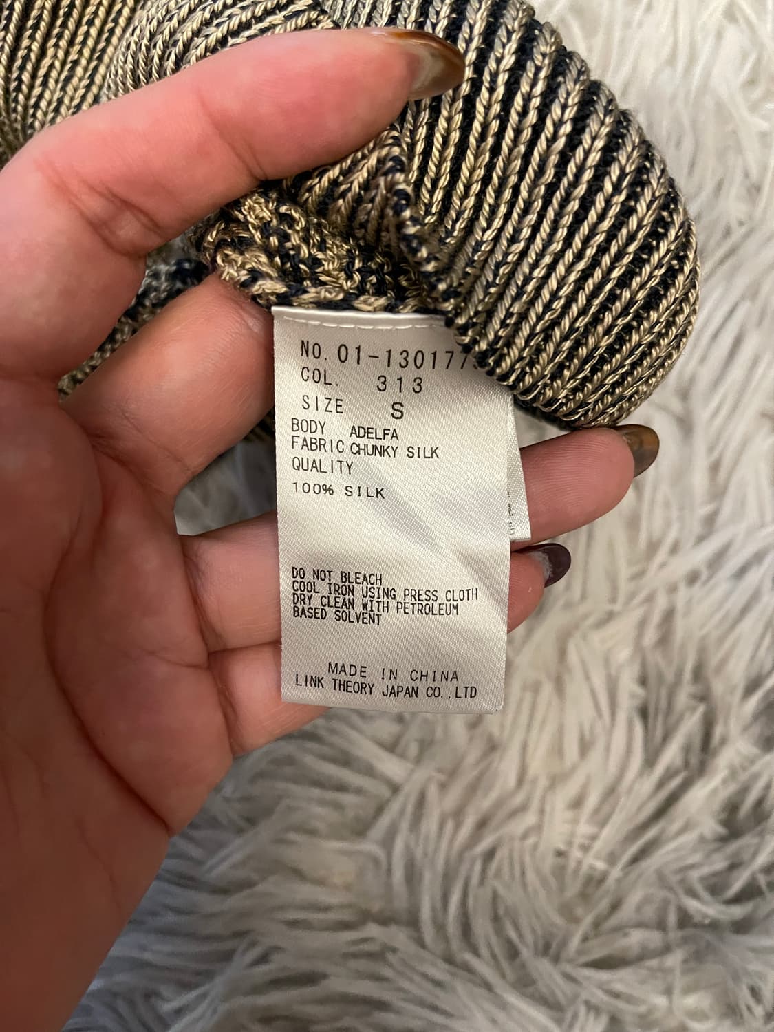 Theory 띠어리 니트 긴팔 크롭 니트 실크100 상품이미지3