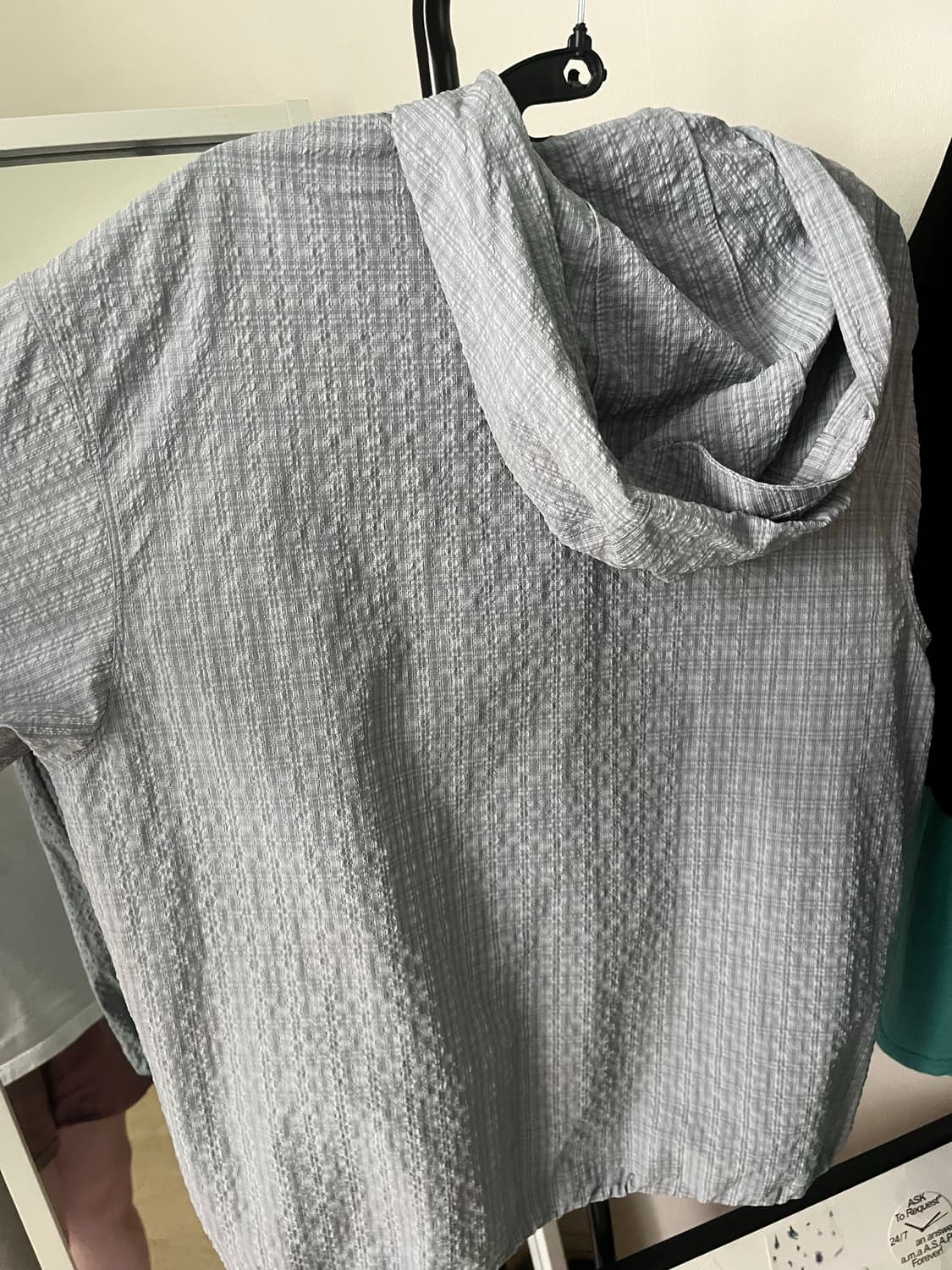 더콜디스트모먼트 바람막이 s 스카이블루 check windstopper 상품이미지4