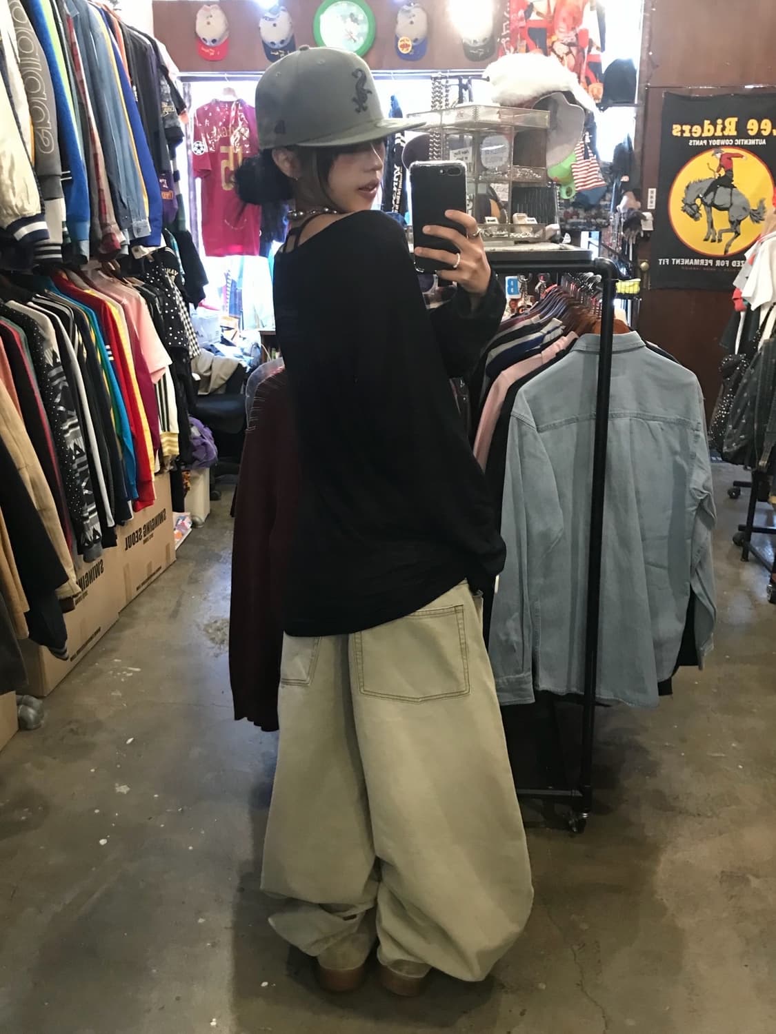 < Harley-Davidson Cubic Printing L/S > 상품이미지7