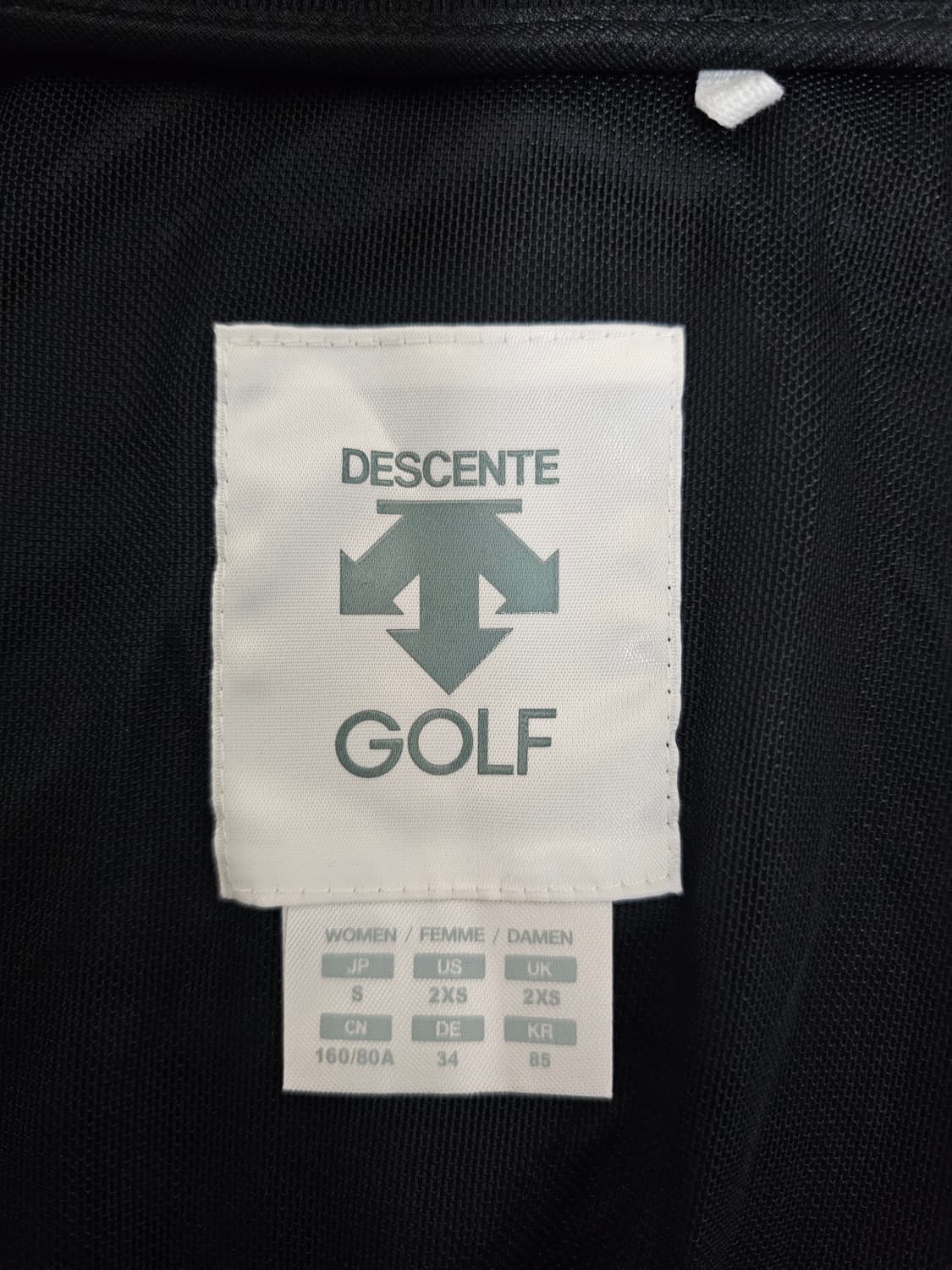 데상트골프 여성 바람막이 자켓 S 상품이미지3