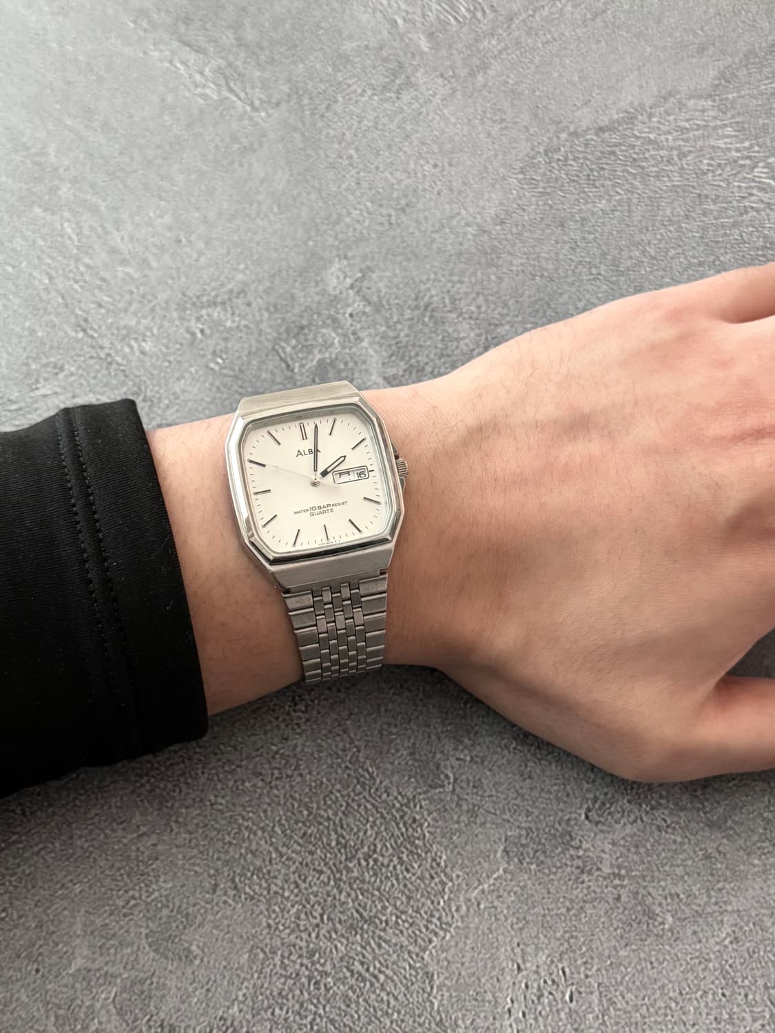 세이코 Seiko ALBA 쿼츠 스퀘어  상품이미지5