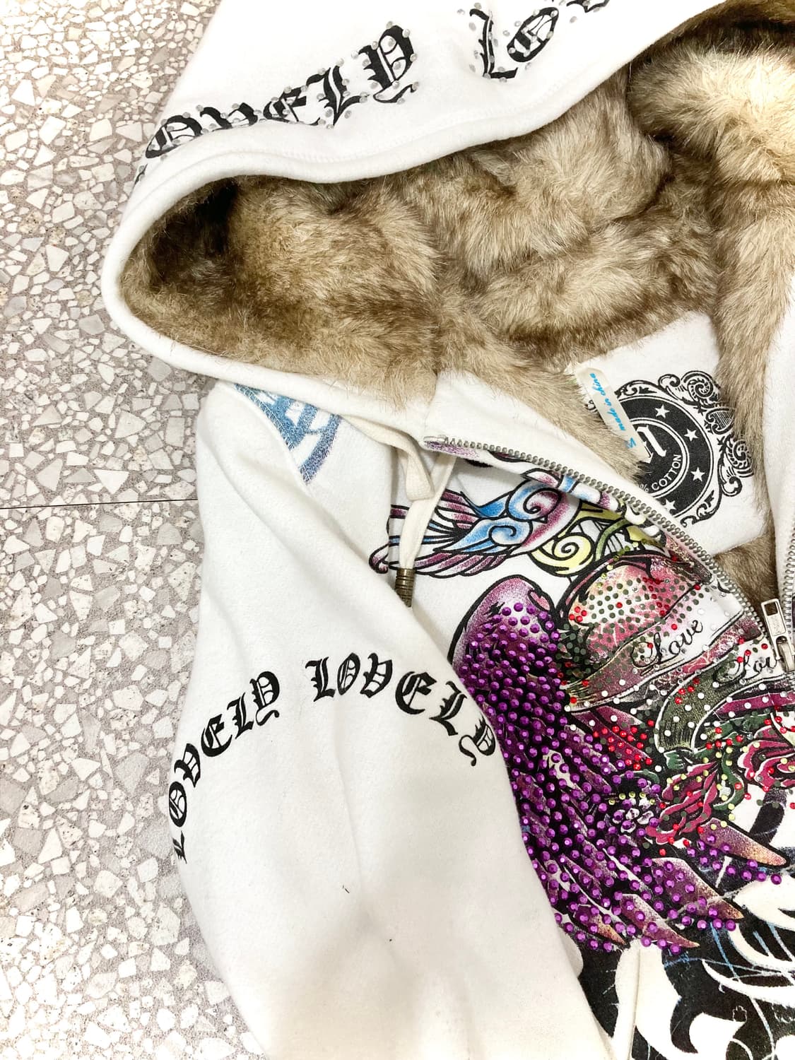 y2k wolf joe hoodie 상품이미지6