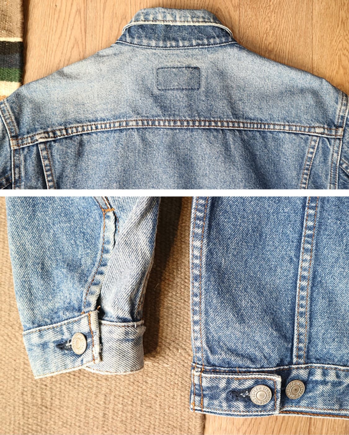 일본판 80S LEVIS 리바이스 70651-0217 오렌지텝 빈티지  상품이미지7