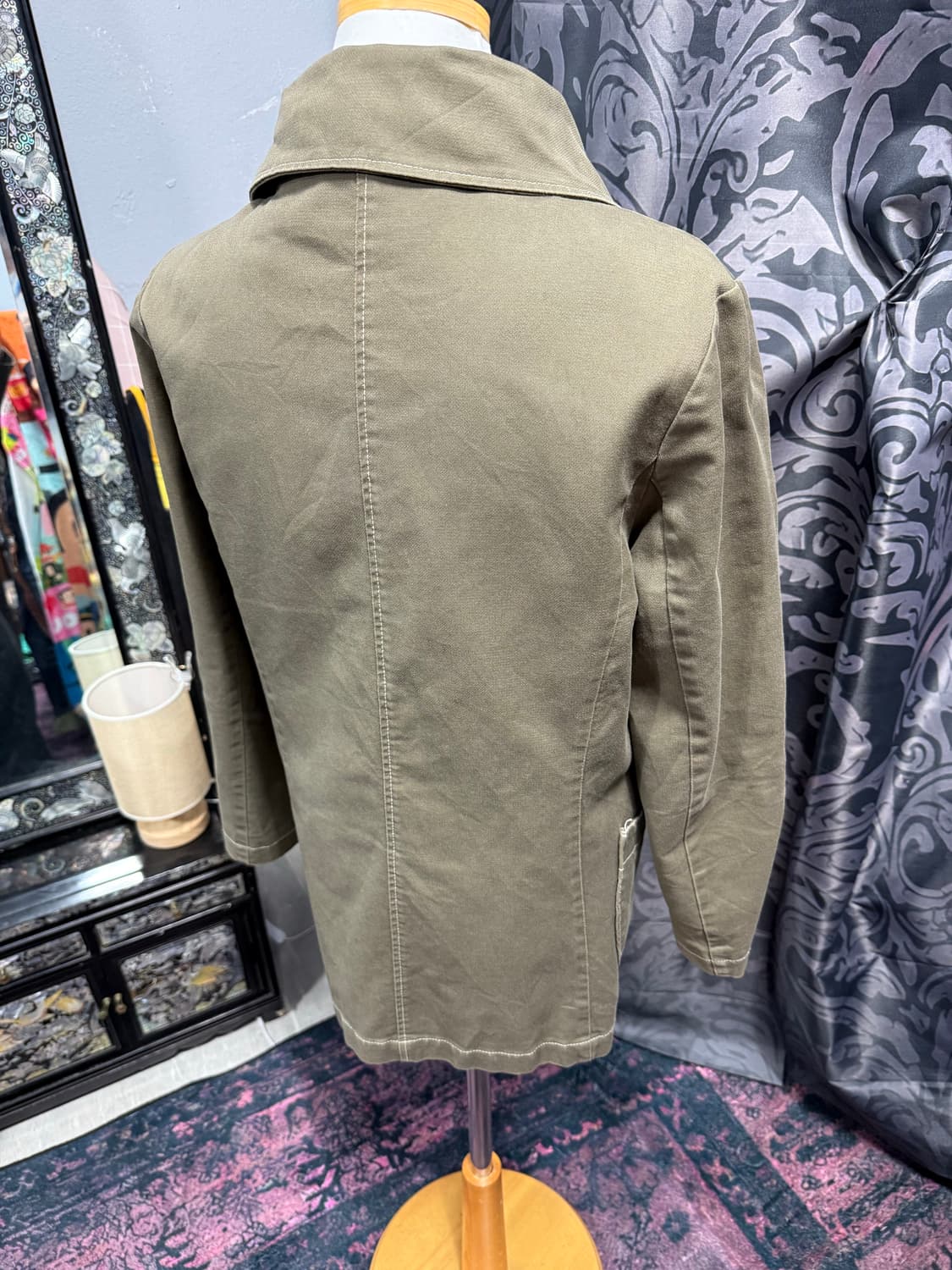 스티치 포인트 버클 자켓 상품이미지3