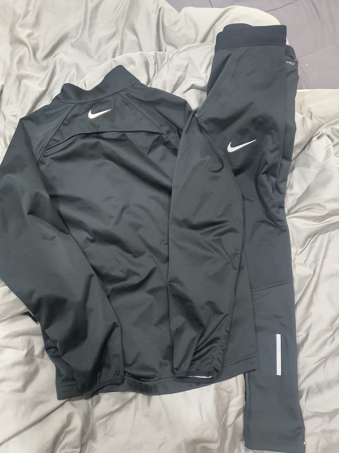 나이키런닝 쉴드 하프집업 런닝타이즈  상품이미지2