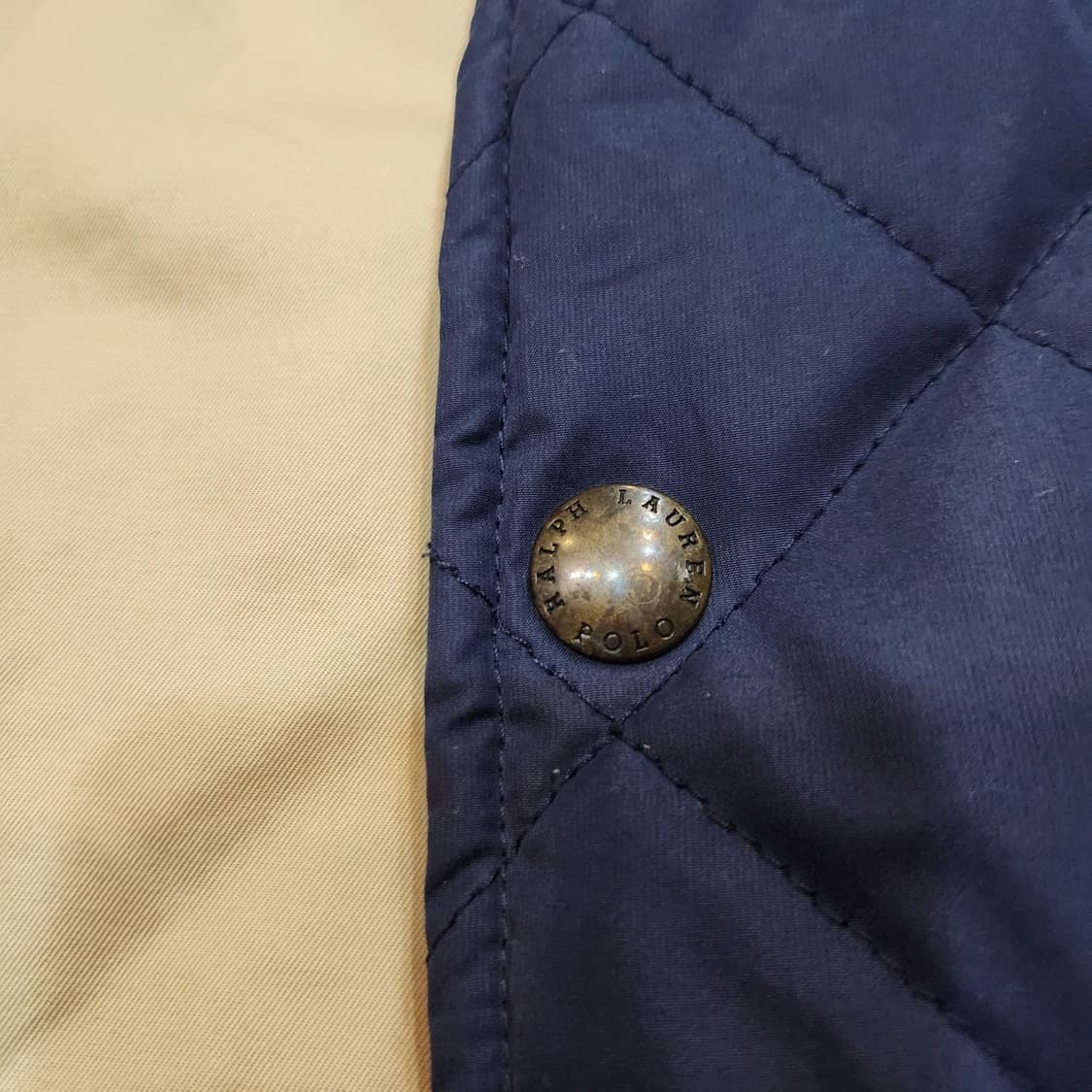 폴로랄프로렌 네이비 퀼팅 자켓 M 105 상품이미지5