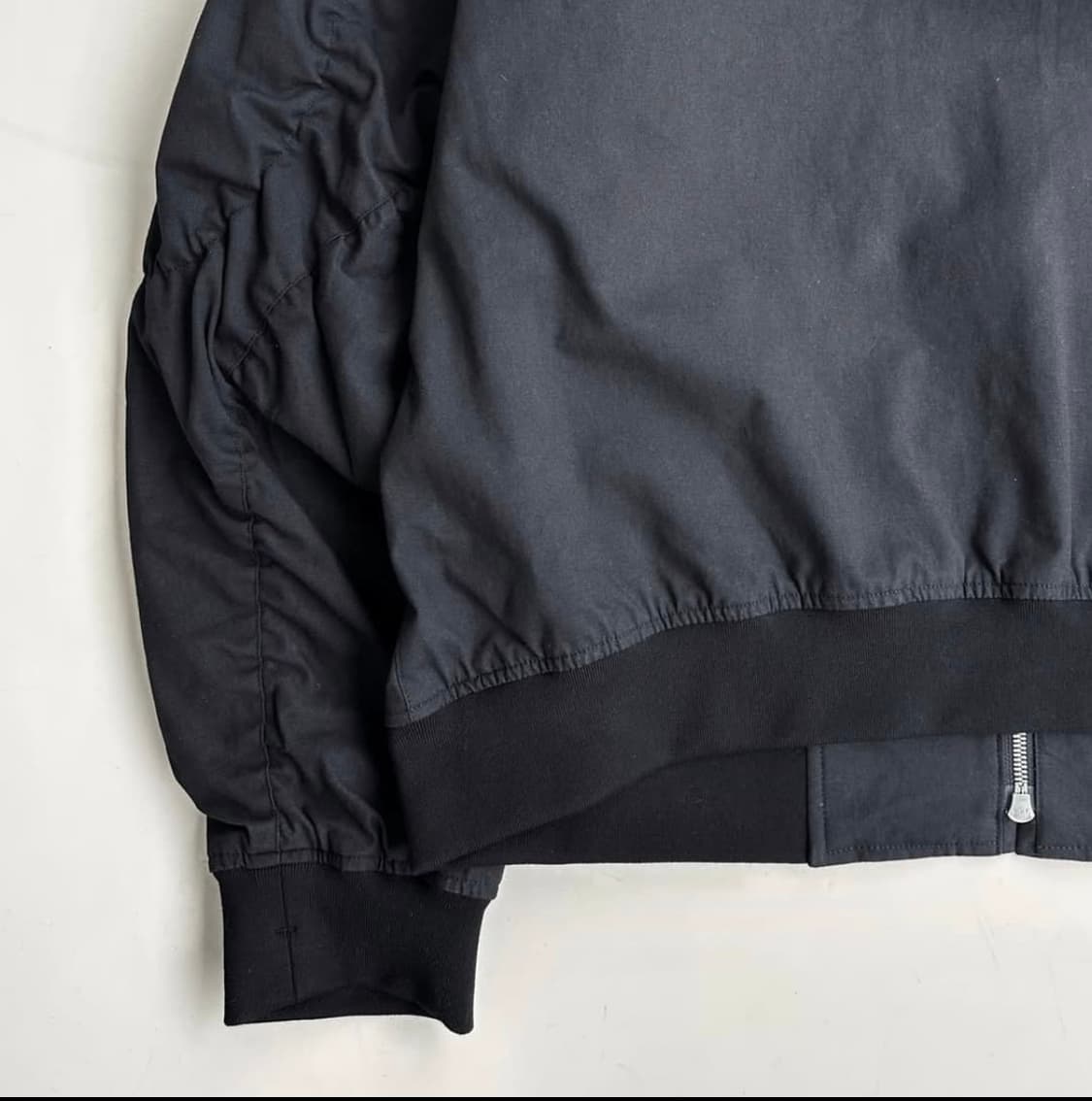 Paf 8.0+ 셔링 봄버 자켓 블랙 (S) 상품이미지4