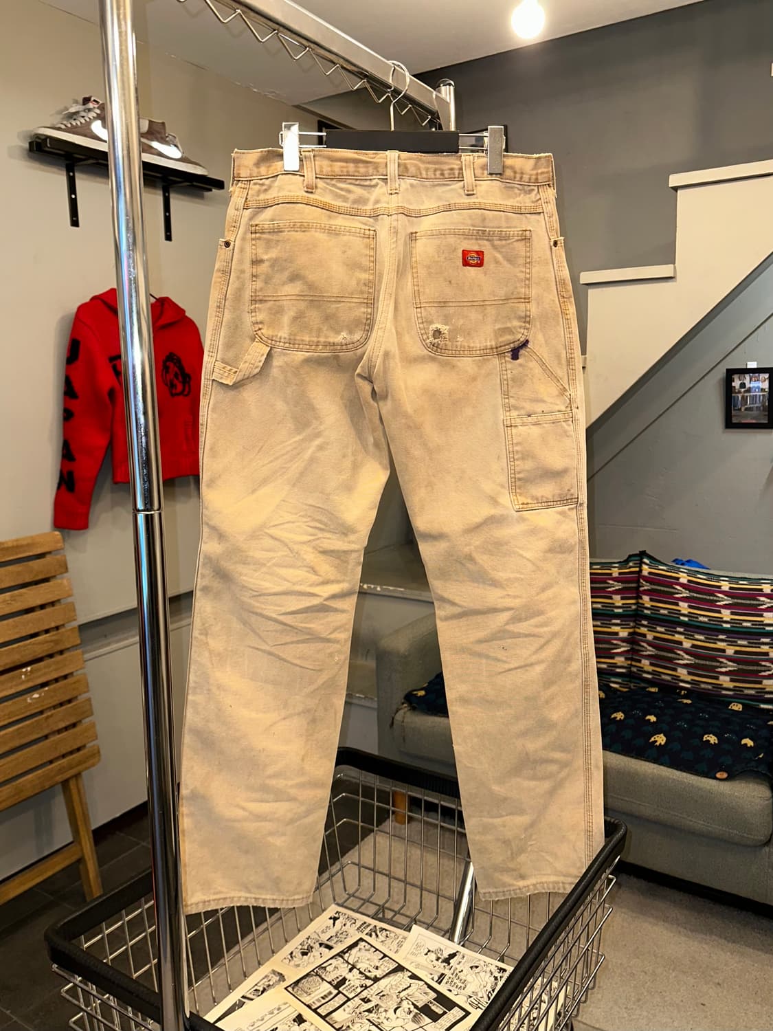00’s Dickies distressed single work pant 상품이미지8