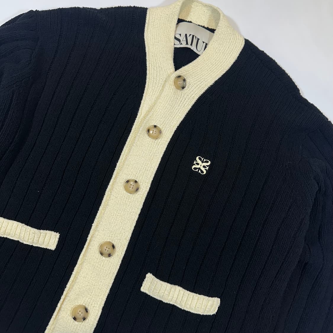 새터 파로 포켓 오버사이즈드 가디건 상품이미지2