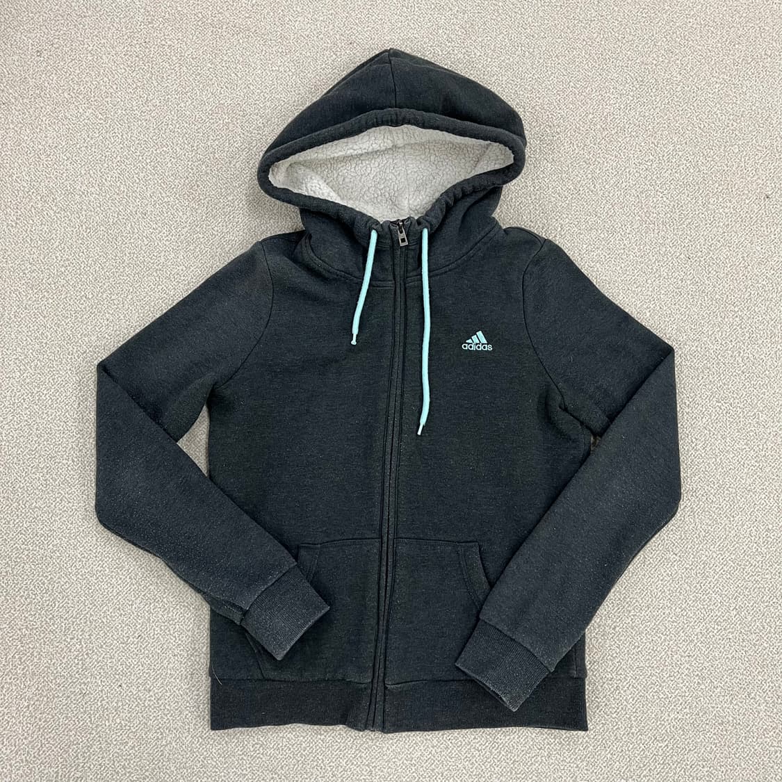 90 아디다스 윈터 후드 트랙탑 집업 0202M1 상품이미지1