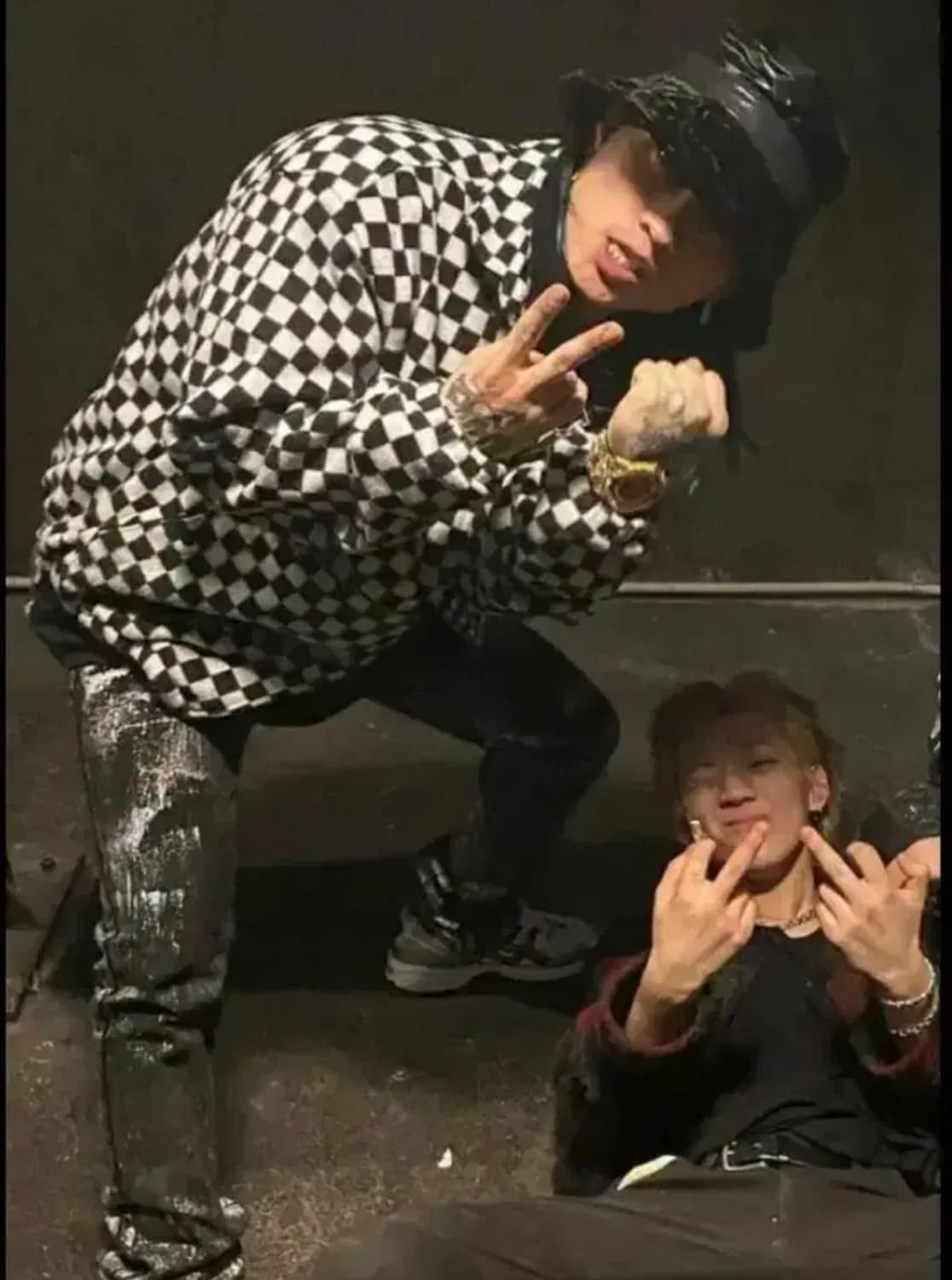 구매) 디스이즈네버댓 체크 체커보드 후리스 상품이미지2