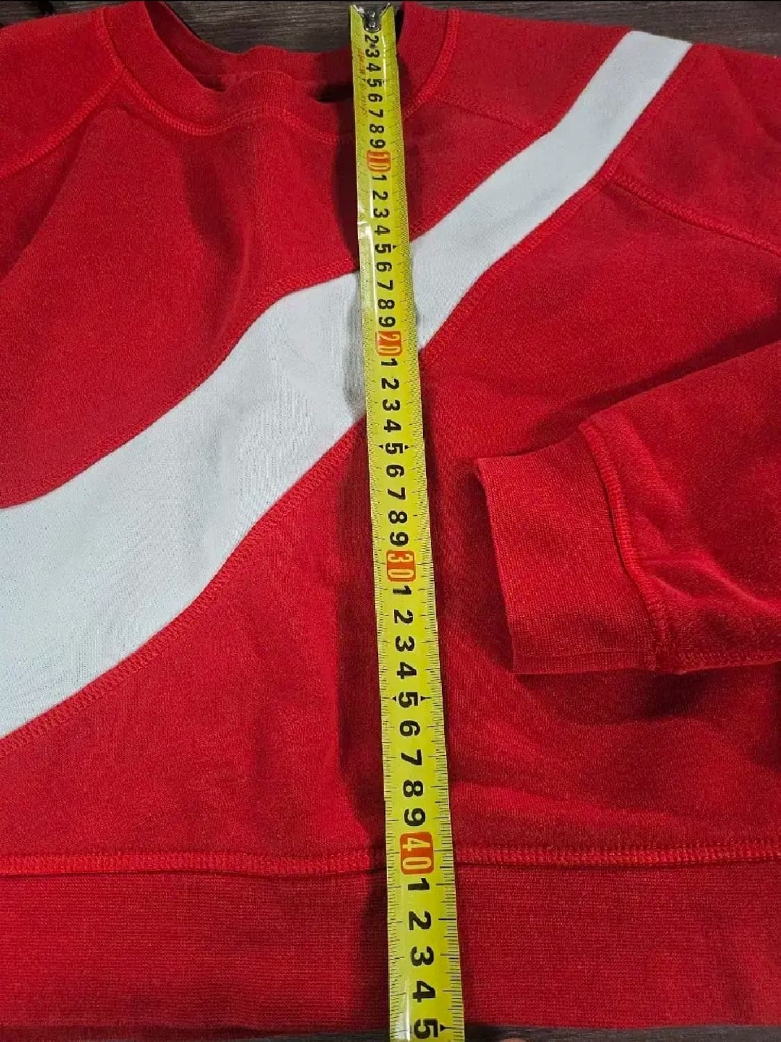 나이키 빅 스우시 레드 기모 플리스 쿠루탑 L 상품이미지7