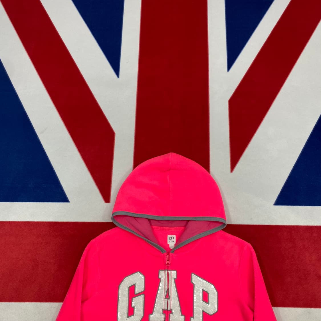 GAP 플리스 후드집업 실측 여성55반 상품이미지2