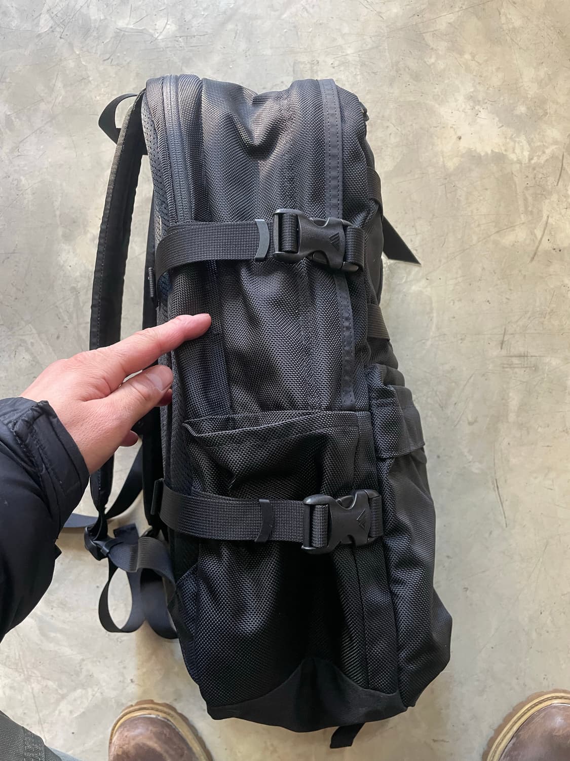 그레고리 백팩 블랙 상품이미지5