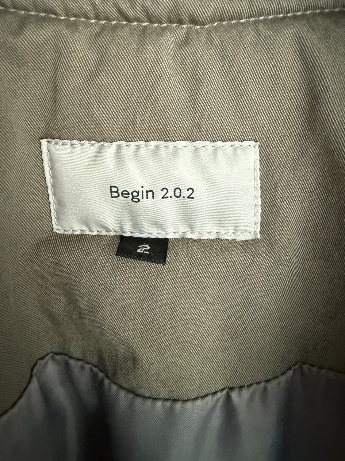 [2] 비긴202 워시드 ma-1 카키베이지 상품이미지4