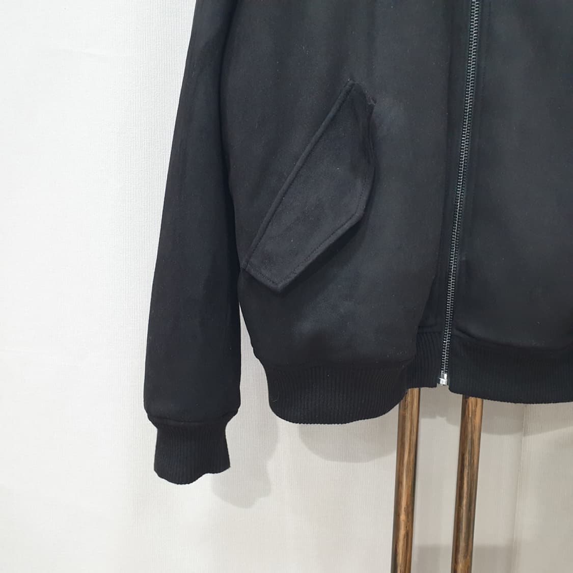 자라 페이크 스웨이드 패딩 자켓 XL 상품이미지3