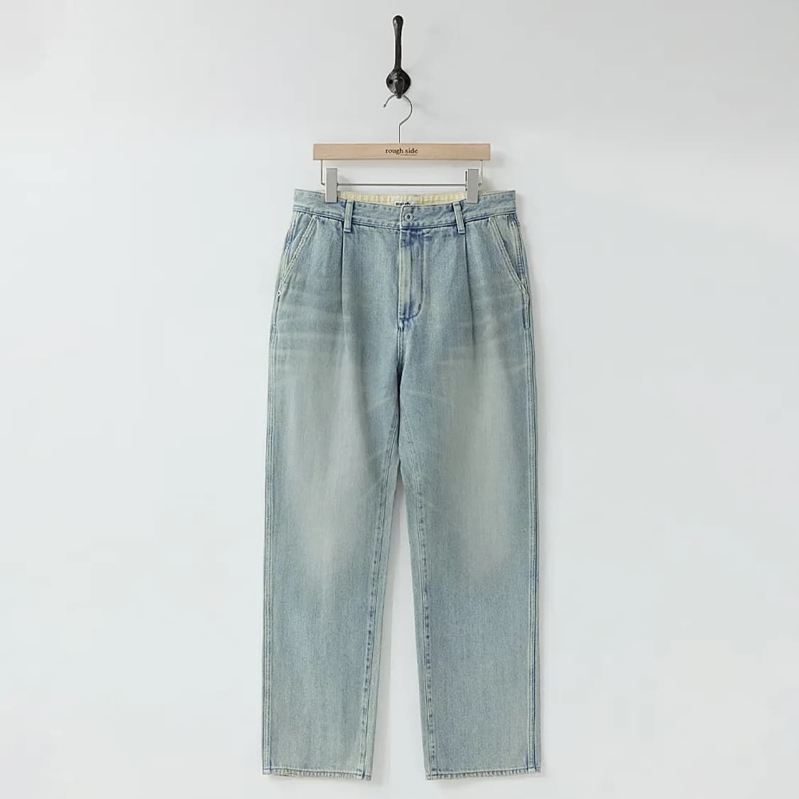 러프사이드 드레이프 데님 블리치 1사이즈 상품이미지1